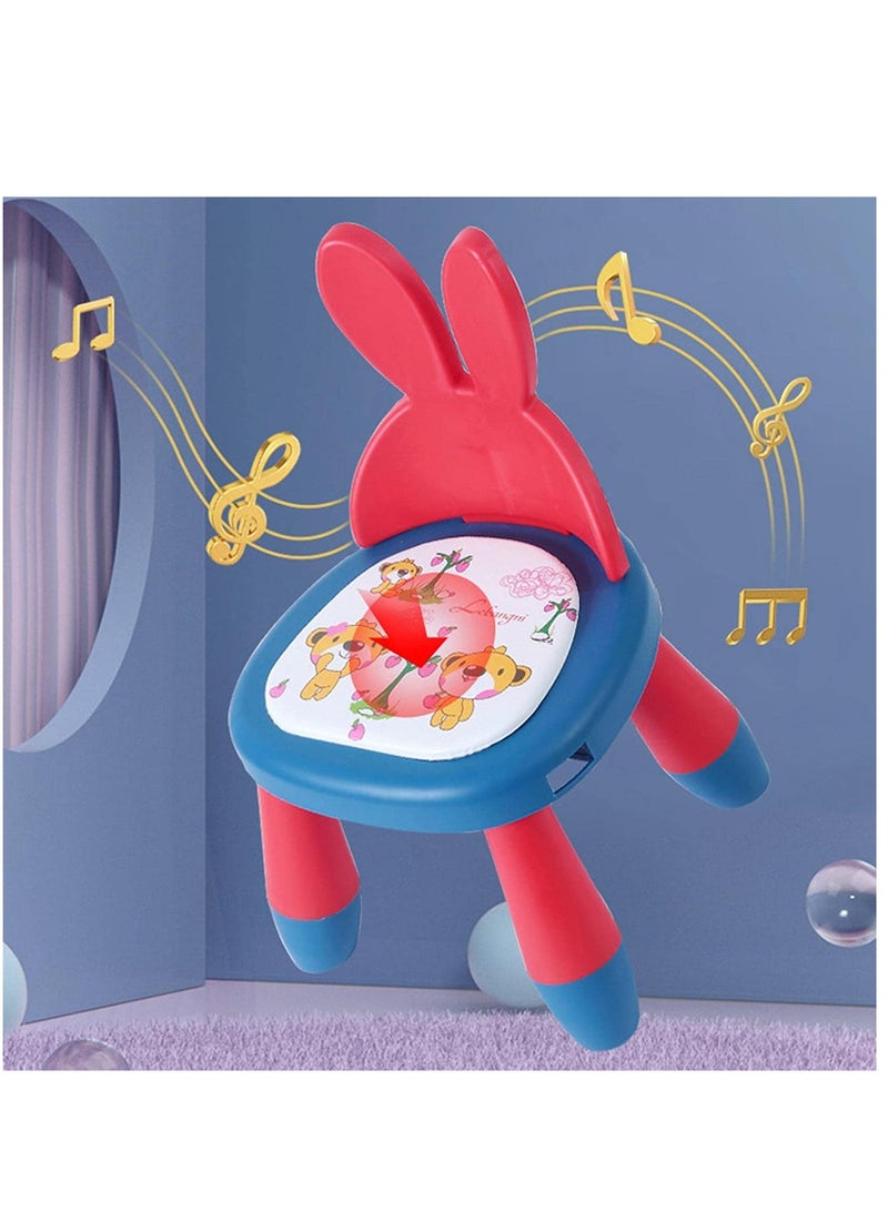 MIXDE Baby Travel Feeding Chair, Portable Booster Seat with Dining Tray for Indoor & Outdoor Use (Red) - Image 4